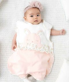 fillot de bebe reduction / フィヨ デュ ベベ ルダクティオン ベビー・キッズグッズ | 天竺ウサギパッチスリーパー(50~90cm)