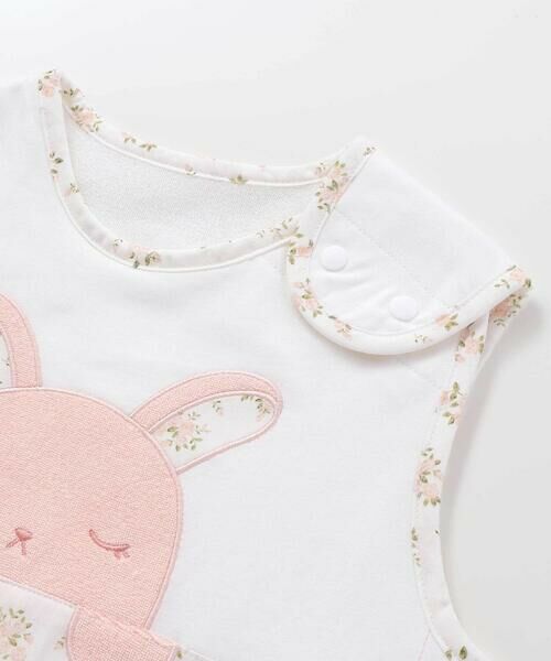 fillot de bebe reduction / フィヨ デュ ベベ ルダクティオン ベビー・キッズグッズ | 天竺ウサギパッチスリーパー(50~90cm) | 詳細6