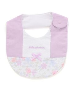 fillot de bebe reduction / フィヨ デュ ベベ ルダクティオン スタイ・ビブ | オーガンジー花柄プリント切り替えスタイ