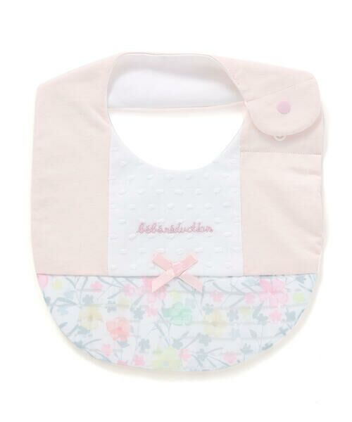 fillot de bebe reduction / フィヨ デュ ベベ ルダクティオン スタイ・ビブ | オーガンジー花柄プリント切り替えスタイ | 詳細4