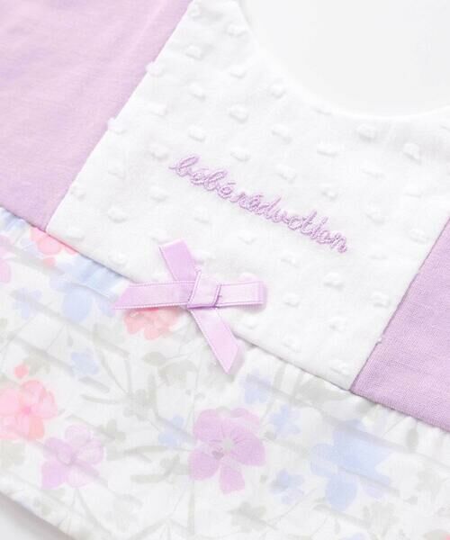 fillot de bebe reduction / フィヨ デュ ベベ ルダクティオン スタイ・ビブ | オーガンジー花柄プリント切り替えスタイ | 詳細11