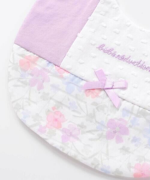 fillot de bebe reduction / フィヨ デュ ベベ ルダクティオン スタイ・ビブ | オーガンジー花柄プリント切り替えスタイ | 詳細12