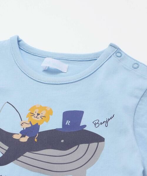 fillot de bebe reduction / フィヨ デュ ベベ ルダクティオン その他トップス | クジラライオン釣りTシャツ(70~90cm) | 詳細6