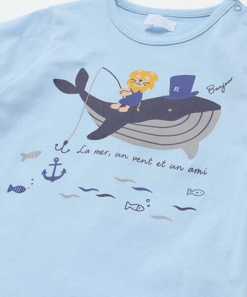 fillot de bebe reduction / フィヨ デュ ベベ ルダクティオン その他トップス | クジラライオン釣りTシャツ(70~90cm) | 詳細7