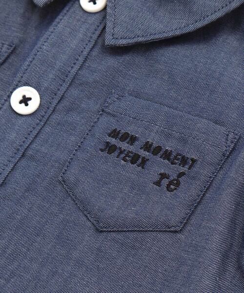 fillot de bebe reduction / フィヨ デュ ベベ ルダクティオン ロンパース | ダンガリーアニマルワッペンカバーオール(70~80cm) | 詳細8