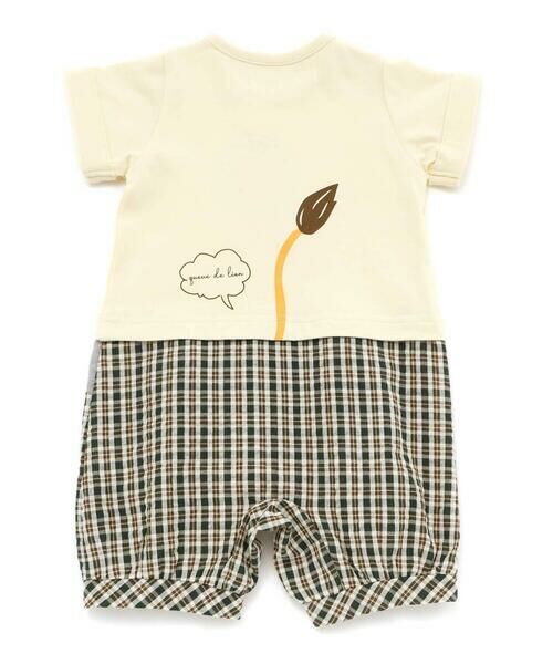 fillot de bebe reduction / フィヨ デュ ベベ ルダクティオン ロンパース | 天竺ライオンプリントカバーオール(70~80cm) | 詳細5