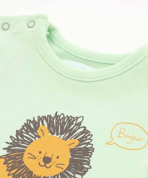 fillot de bebe reduction / フィヨ デュ ベベ ルダクティオン ロンパース | 天竺ライオンプリントカバーオール(70~80cm) | 詳細11