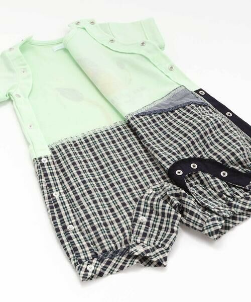 fillot de bebe reduction / フィヨ デュ ベベ ルダクティオン ロンパース | 天竺ライオンプリントカバーオール(70~80cm) | 詳細16