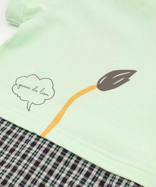 fillot de bebe reduction / フィヨ デュ ベベ ルダクティオン ロンパース | 天竺ライオンプリントカバーオール(70~80cm) | 詳細18