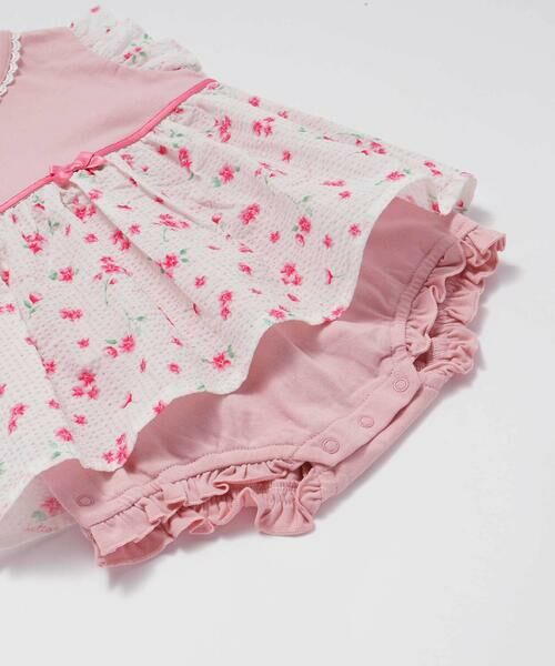 fillot de bebe reduction / フィヨ デュ ベベ ルダクティオン ロンパース | 花柄リップルスカートボディミニ(70~80cm) | 詳細8