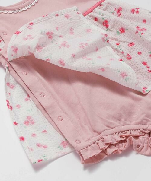 fillot de bebe reduction / フィヨ デュ ベベ ルダクティオン ロンパース | 花柄リップルスカートボディミニ(70~80cm) | 詳細9