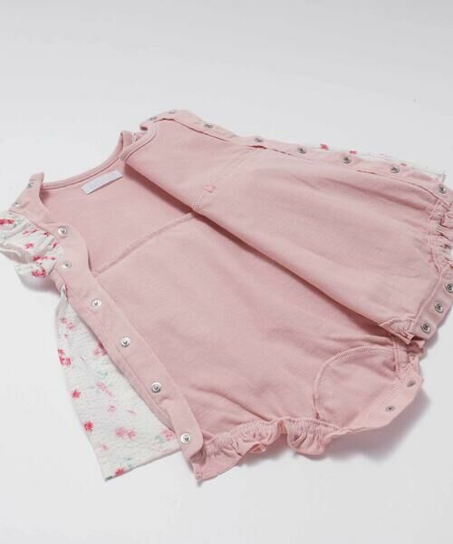 fillot de bebe reduction / フィヨ デュ ベベ ルダクティオン ロンパース | 花柄リップルスカートボディミニ(70~80cm) | 詳細10