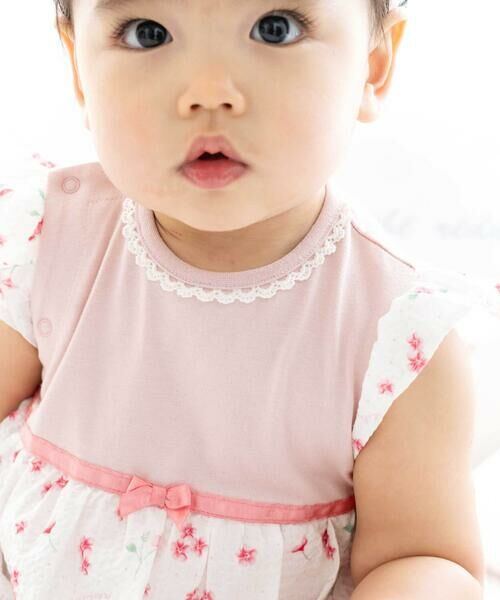 fillot de bebe reduction / フィヨ デュ ベベ ルダクティオン ロンパース | 花柄リップルスカートボディミニ(70~80cm) | 詳細2