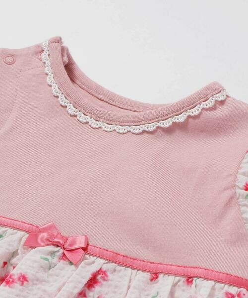 fillot de bebe reduction / フィヨ デュ ベベ ルダクティオン ロンパース | 花柄リップルスカートボディミニ(70~80cm) | 詳細5