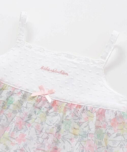 fillot de bebe reduction / フィヨ デュ ベベ ルダクティオン ロンパース | オーガンジー花柄プリントチュニック＋カバーオールセット(70~80cm) | 詳細13