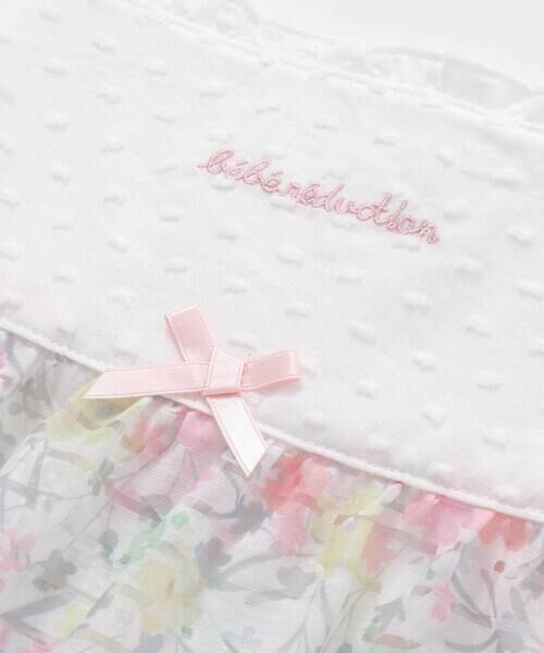 fillot de bebe reduction / フィヨ デュ ベベ ルダクティオン ロンパース | オーガンジー花柄プリントチュニック＋カバーオールセット(70~80cm) | 詳細14