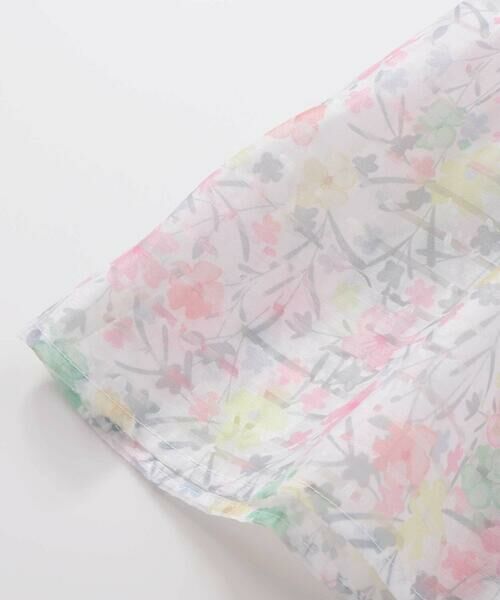 fillot de bebe reduction / フィヨ デュ ベベ ルダクティオン ロンパース | オーガンジー花柄プリントチュニック＋カバーオールセット(70~80cm) | 詳細18