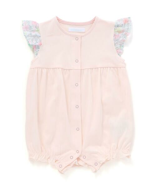 fillot de bebe reduction / フィヨ デュ ベベ ルダクティオン ロンパース | オーガンジー花柄プリントチュニック＋カバーオールセット(70~80cm) | 詳細4