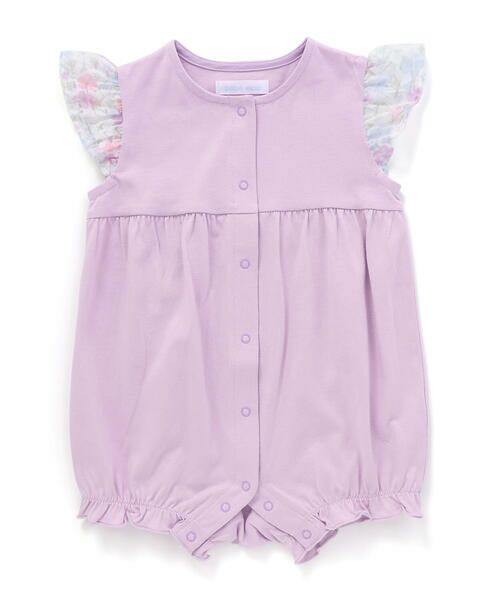 fillot de bebe reduction / フィヨ デュ ベベ ルダクティオン ロンパース | オーガンジー花柄プリントチュニック＋カバーオールセット(70~80cm) | 詳細23