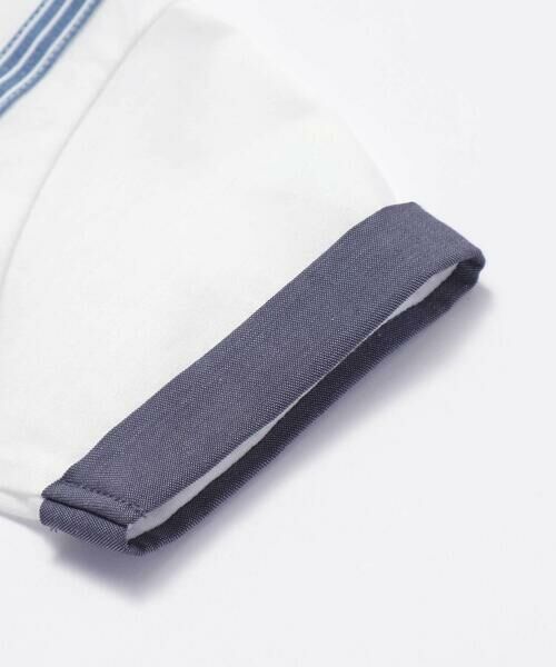 fillot de bebe reduction / フィヨ デュ ベベ ルダクティオン ロンパース | リップルストライプ重ね着カバーオール(70~80cm) | 詳細9