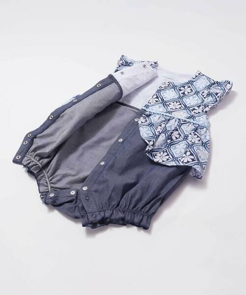 fillot de bebe reduction / フィヨ デュ ベベ ルダクティオン ロンパース | 【お揃い】BeBe復刻アーカイブタイル柄ボディミニ(70~80cm) | 詳細10