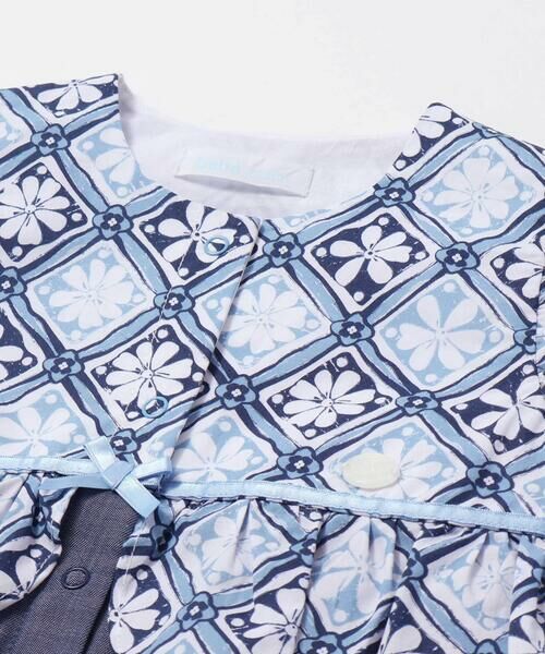 fillot de bebe reduction / フィヨ デュ ベベ ルダクティオン ロンパース | 【お揃い】BeBe復刻アーカイブタイル柄ボディミニ(70~80cm) | 詳細5