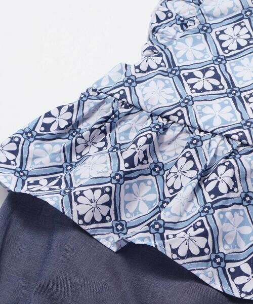 fillot de bebe reduction / フィヨ デュ ベベ ルダクティオン ロンパース | 【お揃い】BeBe復刻アーカイブタイル柄ボディミニ(70~80cm) | 詳細8