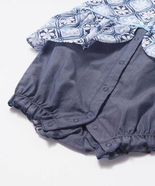 fillot de bebe reduction / フィヨ デュ ベベ ルダクティオン ロンパース | 【お揃い】BeBe復刻アーカイブタイル柄ボディミニ(70~80cm) | 詳細9