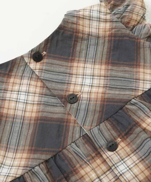 fillot de bebe reduction / フィヨ デュ ベベ ルダクティオン セットアップ | 【お揃い/オーガニック】チェックチュニック＆ブルマセット(70~90cm) | 詳細11