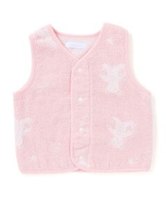 fillot de bebe reduction / フィヨ デュ ベベ ルダクティオン ベビー・キッズウエア | 【お揃い】パイルクマジャガードベスト(60~80cm)