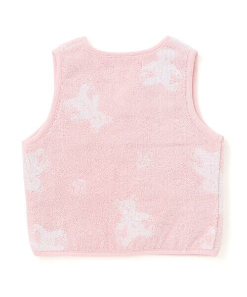 fillot de bebe reduction / フィヨ デュ ベベ ルダクティオン ベビー・キッズウエア | 【お揃い】パイルクマジャガードベスト(60~80cm) | 詳細2