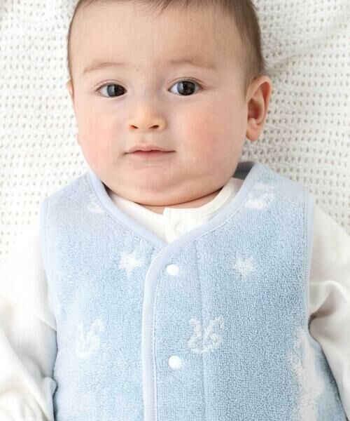 fillot de bebe reduction / フィヨ デュ ベベ ルダクティオン ベビー・キッズウエア | 【お揃い】パイルクマジャガードベスト(60~80cm) | 詳細10