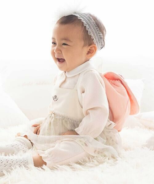 fillot de bebe reduction / フィヨ デュ ベベ ルダクティオン ベビー・キッズグッズ | ミニ裏毛クマ耳リュック | 詳細1