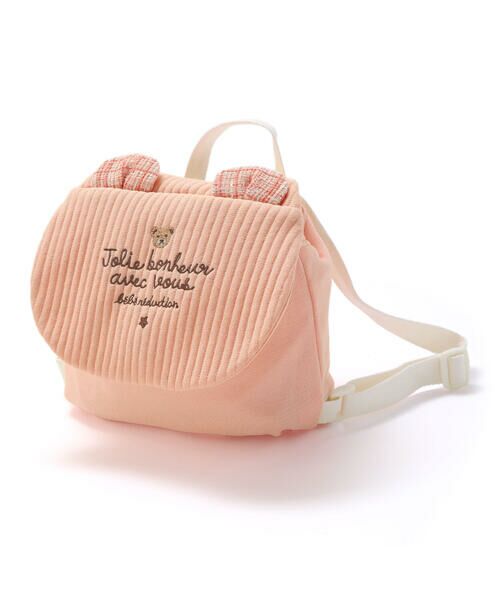 fillot de bebe reduction / フィヨ デュ ベベ ルダクティオン ベビー・キッズグッズ | ミニ裏毛クマ耳リュック | 詳細2