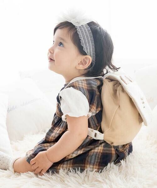 fillot de bebe reduction / フィヨ デュ ベベ ルダクティオン ベビー・キッズグッズ | ミニ裏毛クマ耳リュック | 詳細5