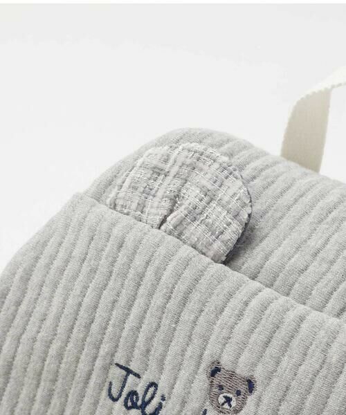 fillot de bebe reduction / フィヨ デュ ベベ ルダクティオン ベビー・キッズグッズ | ミニ裏毛クマ耳リュック | 詳細13