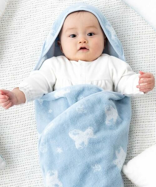 fillot de bebe reduction / フィヨ デュ ベベ ルダクティオン ベビー・キッズウエア | 【お揃い】パイルクマジャガードおくるみ | 詳細5