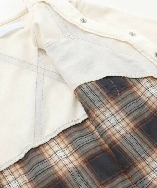 fillot de bebe reduction / フィヨ デュ ベベ ルダクティオン ロンパース | 【お揃い/オーガニック】チェックカバーオール | 詳細8