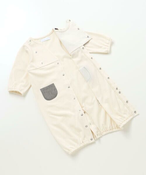 fillot de bebe reduction / フィヨ デュ ベベ ルダクティオン ロンパース | 【お揃い/オーガニック】チェック2WAYオール(50~75cm) | 詳細11