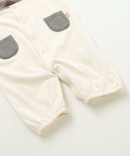 fillot de bebe reduction / フィヨ デュ ベベ ルダクティオン ロンパース | 【お揃い/オーガニック】チェック2WAYオール(50~75cm) | 詳細13