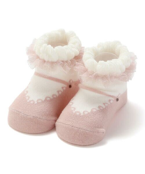 fillot de bebe reduction / フィヨ デュ ベベ ルダクティオン ベビー・キッズグッズ | ラメチュール付きカップソックス(8~13cm) | 詳細1