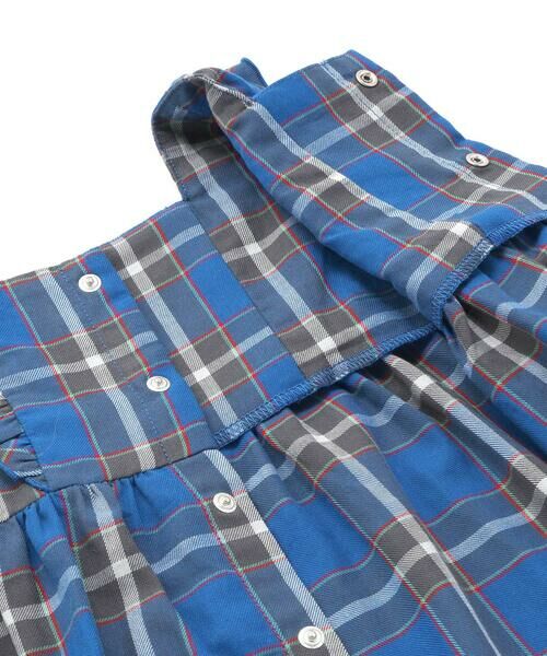 fillot de bebe reduction / フィヨ デュ ベベ ルダクティオン ベビー・キッズウエア | 【お揃い】【神戸タータン×BeBe】ロゴ刺しゅうチュニック+ブルマセット(70~90cm) | 詳細11