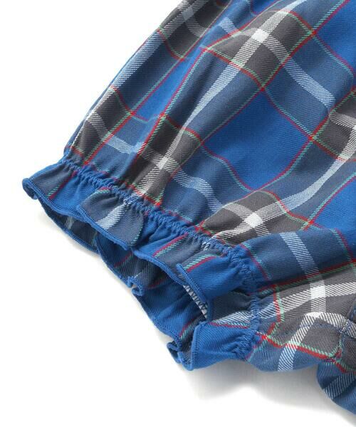 fillot de bebe reduction / フィヨ デュ ベベ ルダクティオン ベビー・キッズウエア | 【お揃い】【神戸タータン×BeBe】ロゴ刺しゅうチュニック+ブルマセット(70~90cm) | 詳細13