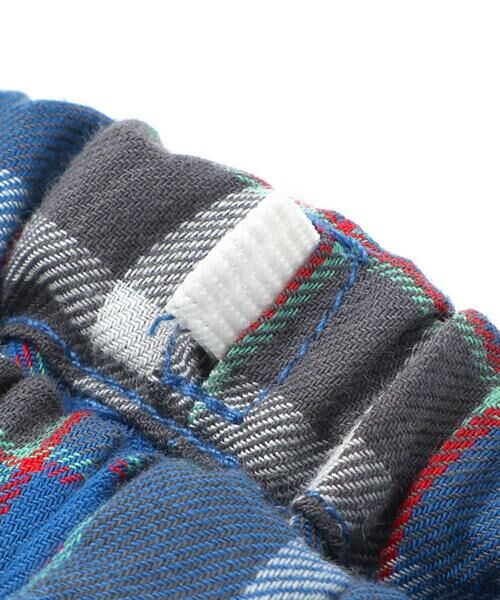 fillot de bebe reduction / フィヨ デュ ベベ ルダクティオン ベビー・キッズウエア | 【お揃い】【神戸タータン×BeBe】ロゴ刺しゅうチュニック+ブルマセット(70~90cm) | 詳細15