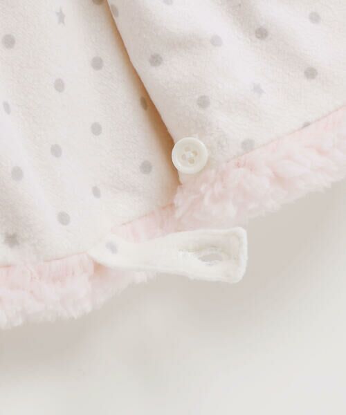 fillot de bebe reduction / フィヨ デュ ベベ ルダクティオン ベビー・キッズウエア | 【お揃い】モコモコ耳付きフードフリースマント(50~90cm) | 詳細15