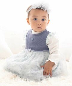 fillot de bebe reduction / フィヨ デュ ベベ ルダクティオン ベビー・キッズウエア | 【お揃い】テレコフェイスチュールチュニック(70~90cm)