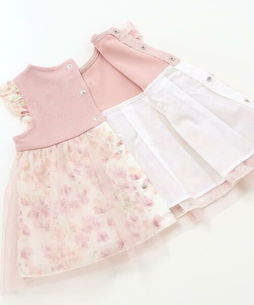 fillot de bebe reduction / フィヨ デュ ベベ ルダクティオン ベビー・キッズウエア | 【お揃い】テレコフェイスチュールチュニック(70~90cm) | 詳細8