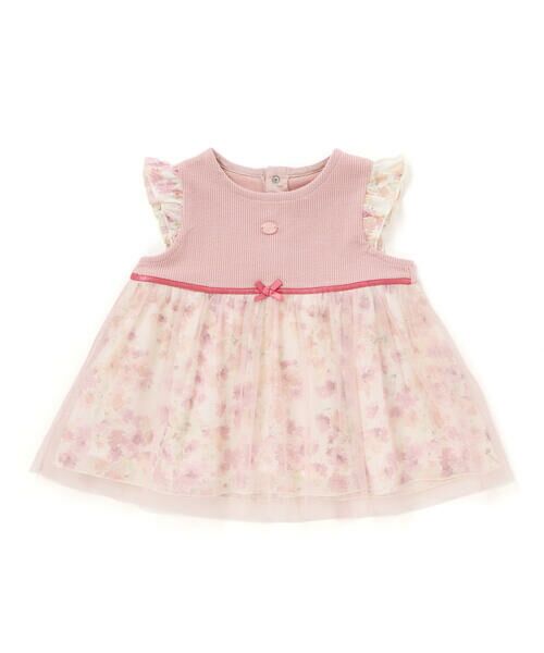 fillot de bebe reduction / フィヨ デュ ベベ ルダクティオン ベビー・キッズウエア | 【お揃い】テレコフェイスチュールチュニック(70~90cm) | 詳細2