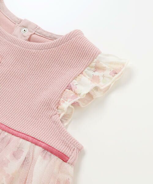 fillot de bebe reduction / フィヨ デュ ベベ ルダクティオン ベビー・キッズウエア | 【お揃い】テレコフェイスチュールチュニック(70~90cm) | 詳細5