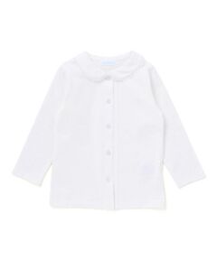 fillot de bebe reduction / フィヨ デュ ベベ ルダクティオン ベビー・キッズウエア | 【お揃い】レーシー丸襟長袖ブラウス(70~90cm)